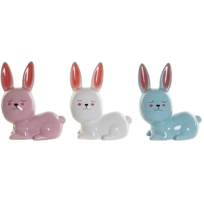 

Hucha DKD Home Decor Conejo Dolomita (3 pcs)
