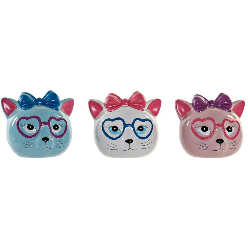 

Hucha DKD Home Decor Dolomita Gato (3 pcs)