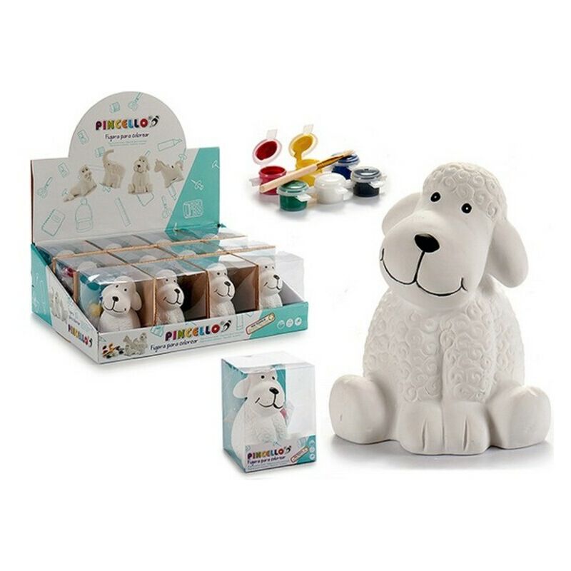 

Hucha Dog Blanco Cerámica