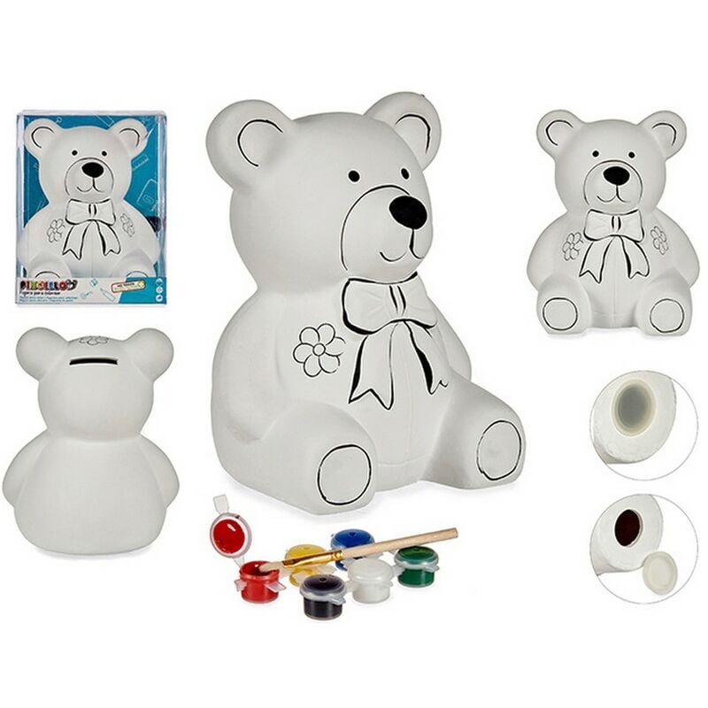 

Hucha para Pintar Oso Blanco Cerámica