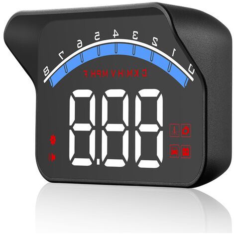 HUD GPS OBD para coche, pantalla de calibre, proyector de parabrisas, pantalla de temperatura, electrónica para coche, sistema de advertencia de exceso de velocidad,CHINA