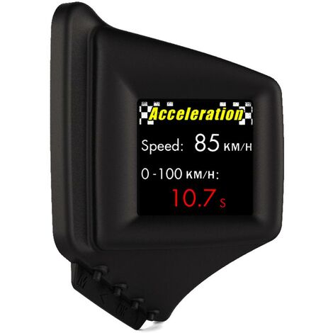 HUD Head Up para coche, pantalla Digital GPS, velocímetro, odómetro con advertencia de exceso de velocidad, proyector de parabrisas, sistema de alarma, Universal,Bélgica