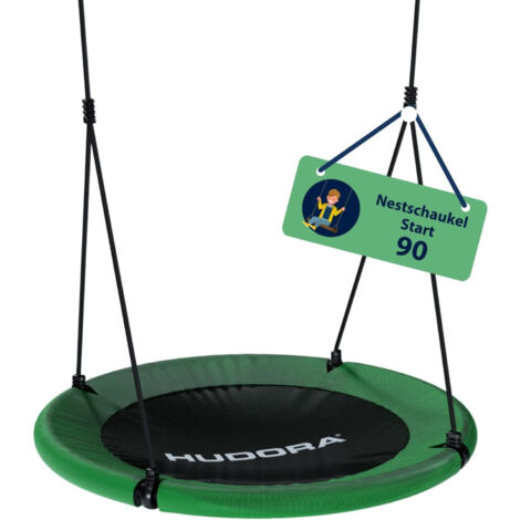 HUDORA höhenverstellbare Nestschaukel "Start 90", grün, 90 cm
