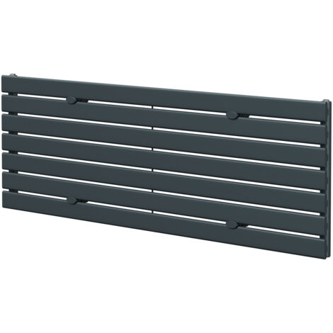 Hudson Anthracite 528mm x 1600mm Horizontal Single Panel Radiator