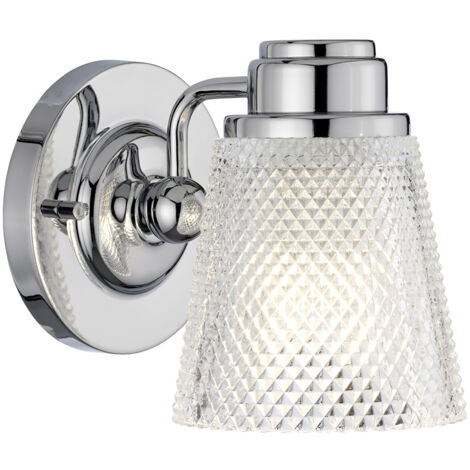 Hudson Applique 1 Luce Cromo Lucido IP44