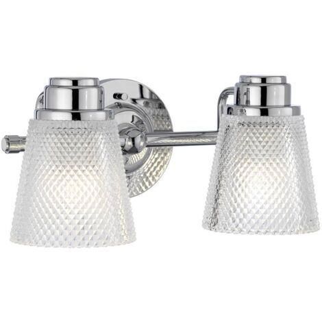 Hudson Applique 2 Luci Cromo Lucido IP44