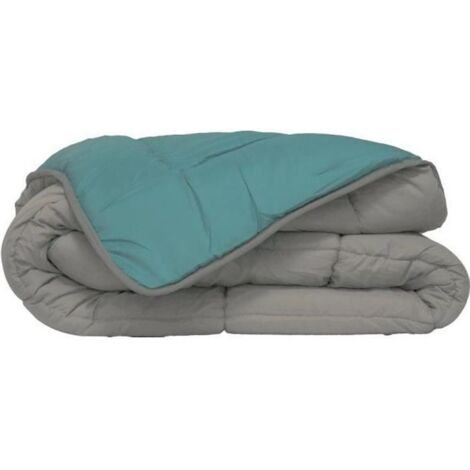 HUDSON DUVET L MANAGED MICROFASER 200G/M 220X240CM PEBBLE & LAC POYET MOTTE