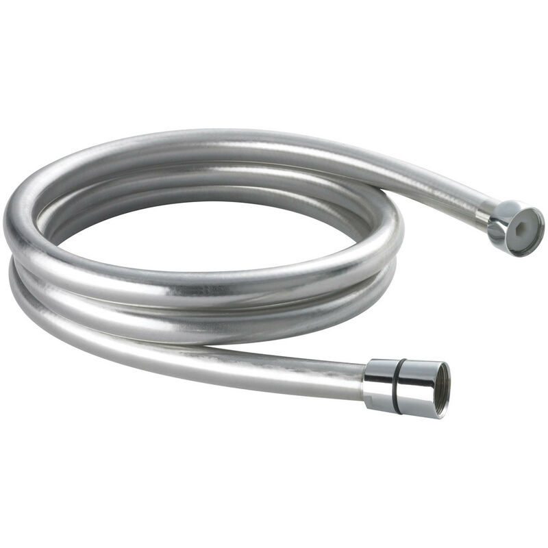 1.5M Smooth Flex Silver Shower Hose - A321 - Hudson Reed