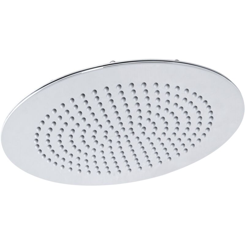 Round Fixed Shower Head 300mm Diameter - Stainless Steel - Hudson Reed