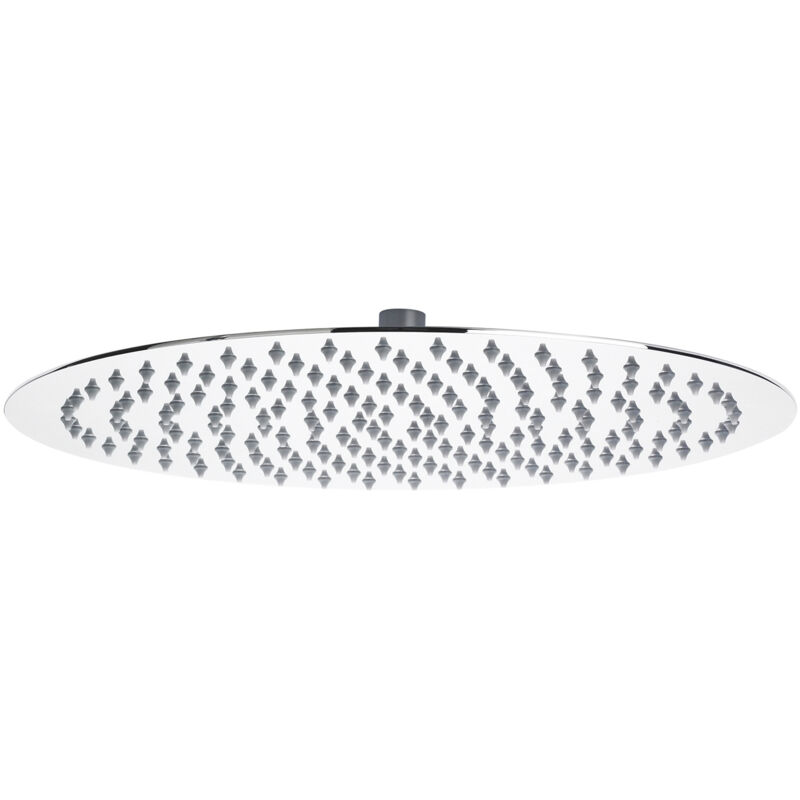 Round Fixed Shower Head 400mm Diameter - Stainless Steel - Hudson Reed