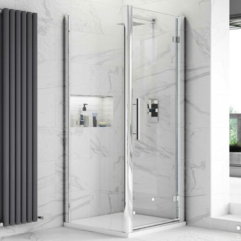 Hudson Reed Apex Hinged Shower Enclosure 760mm x 760mm - 8mm Glass