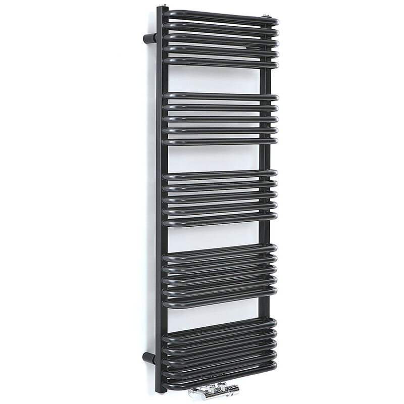Milano - Hudson Reed Arch - Sèche-Serviettes Eau Chaude - 126.9cm x 50cm - Noir