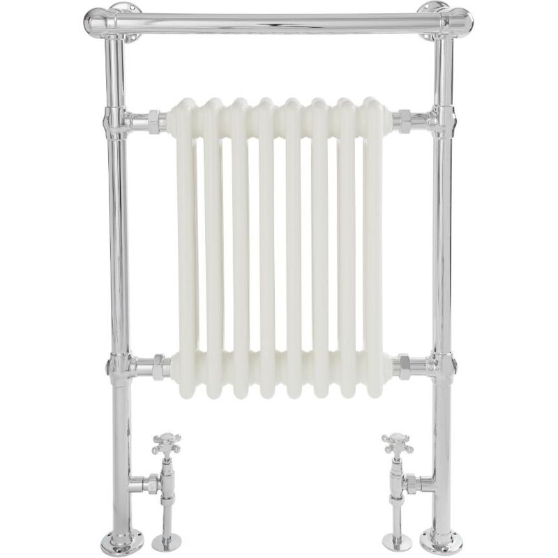 Hudson Reed - Elizabeth - Sèche-Serviettes Rétro Blanc - 93cm x 62cm x 23cm