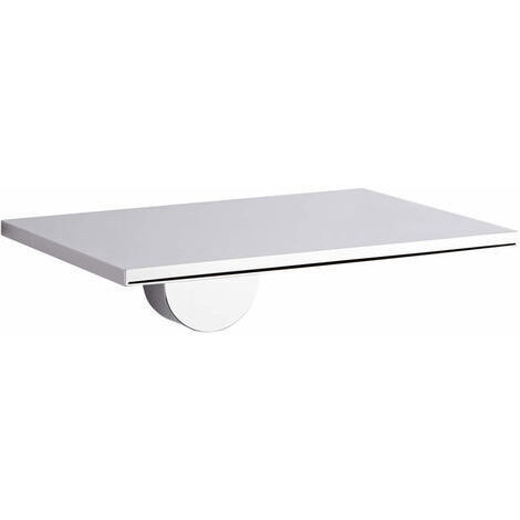 Hudson Reed – Cascade de douche rectangulaire en acier inoxydable chromé – Dimensions 16x23 cm – Installation murale – Garantie 10 ans