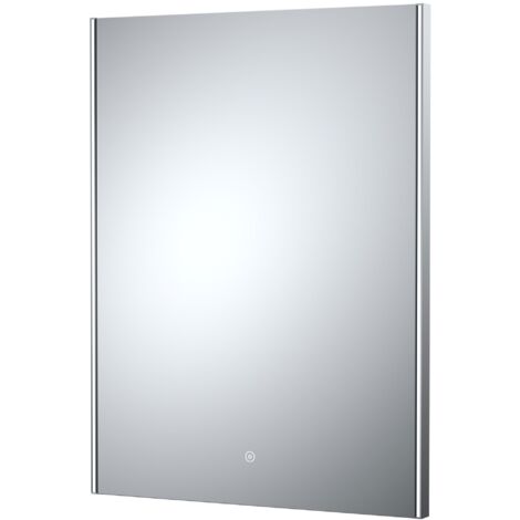 Hudson Reed Cepheus Ambient LED Touch Sensor Rectangular Bathroom Mirror 800mm H x 600mm W