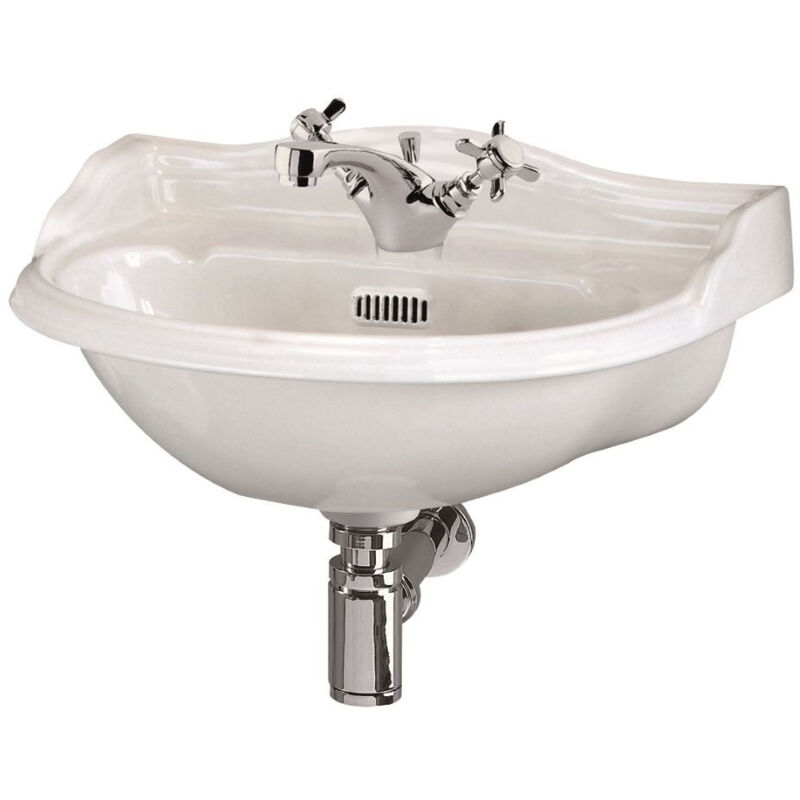 Hudson Reed - Chancery 500mm Cloakroom Basin with 1 Tap Hole - NCA104