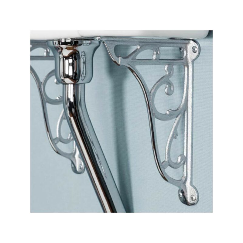 Traditional High Level Toilet Chrome Flush Pipe Pack