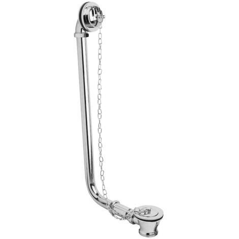 Hudson Reed Classic Exposed Bath Chain Waste - Chrome