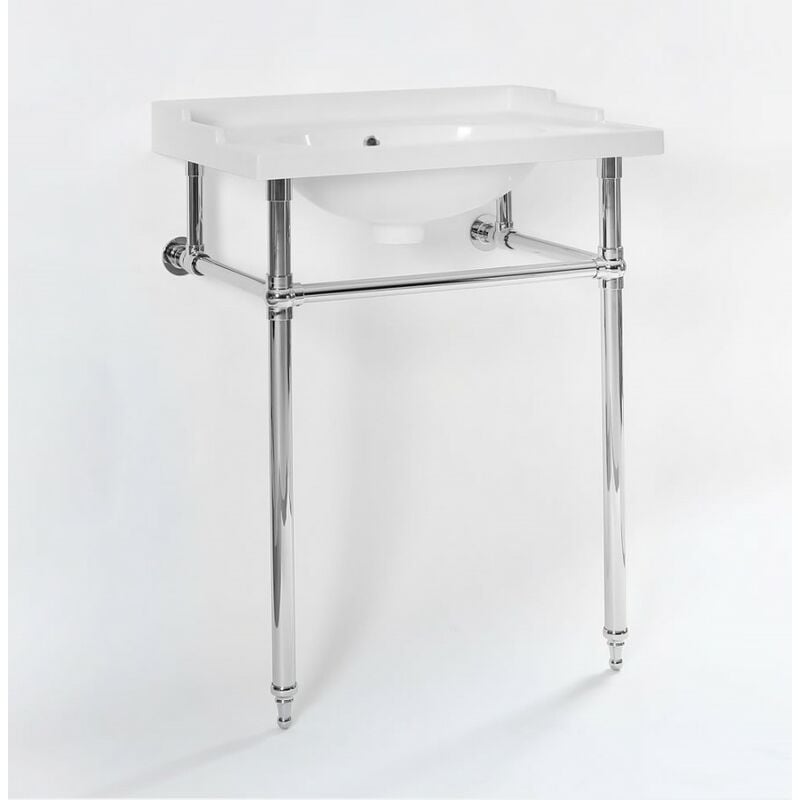 Elizabeth - Lavabo Sur Pieds Chromé Rétro - Hudson Reed