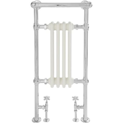 Hudson Reed Elizabeth - Sèche-Serviettes Rétro - Blanc - 437 Watts - 93 x 45.2 x 23cm