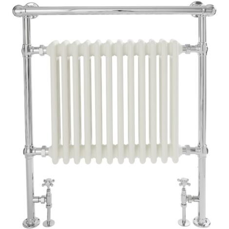 Hudson Reed Elizabeth - Sèche-Serviettes Rétro Blanc - 93cm x 45.2cm x 23cm