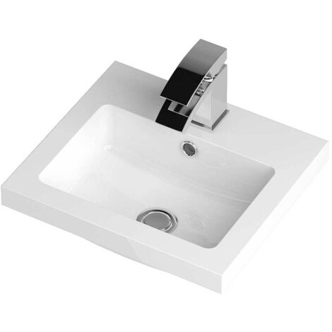 Hudson Reed Full Depth Inset Basin 400mm Wide - White