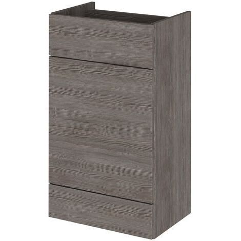Hudson Reed Fusion Anthracite Woodgrain 500mm Toilet Unit - OFF546