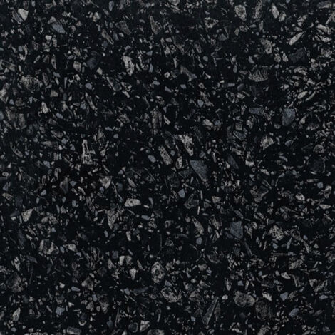 Hudson Reed Fusion Black Astral Quartz 2000mm x 365mm Laminate Worktop - WOW-BAQ2