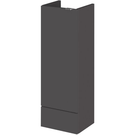 Hudson Reed Fusion Compact Base Unit 300mm Wide - Gloss Grey