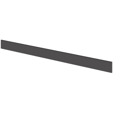 Hudson Reed Fusion Gloss Grey 2000mm x 145mm Fitted Plinth - OFF993