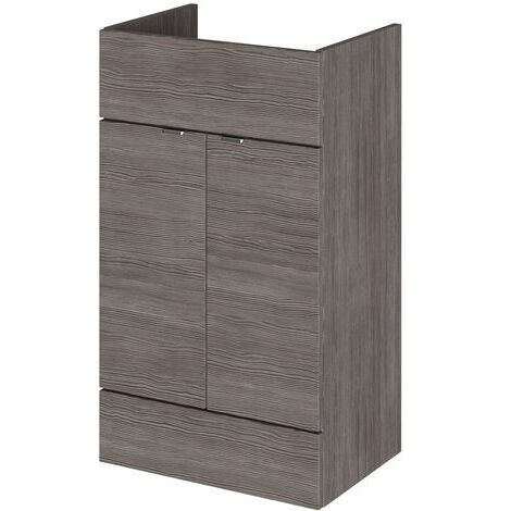 Hudson Reed Fusion Vanity Unit 500mm Wide - Anthracite Woodgrain