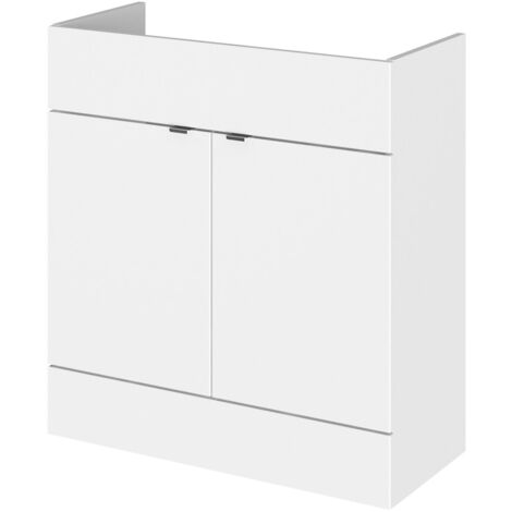 Hudson Reed Fusion Vanity Unit 800mm Wide - Gloss White