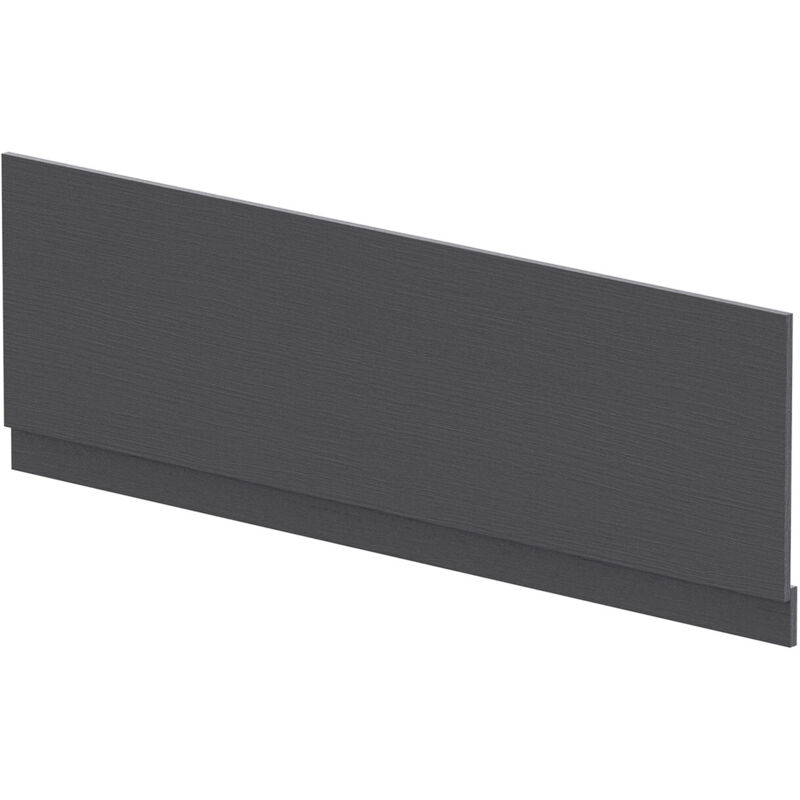 Nuie - Graphite Grey Woodgrain 1700mm Bath Front Panel - MPC2205