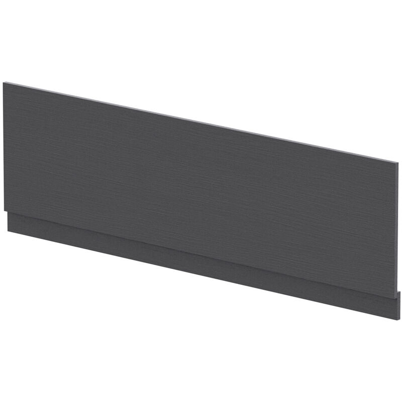 Nuie - Graphite Grey Woodgrain 1800mm Bath Front Panel - MPC2207