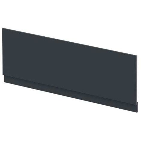 Hudson Reed Juno Straight Front Bath Panel and Plinth 560mm H x 1700mm W - Satin Anthracite