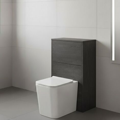 Hudson Reed Juno WC Unit 500mm Wide - Graphite Grey