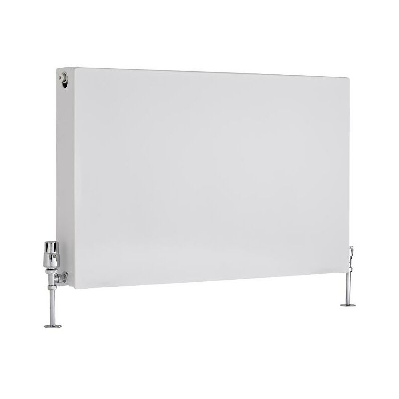 Hudson Reed - Merus Radiatore Convettore di Design Piatto - Termosifone a Piastra Radiante Moderno Type 22 - Acciaio Bianco - 2165W - 600mm x 1000mm