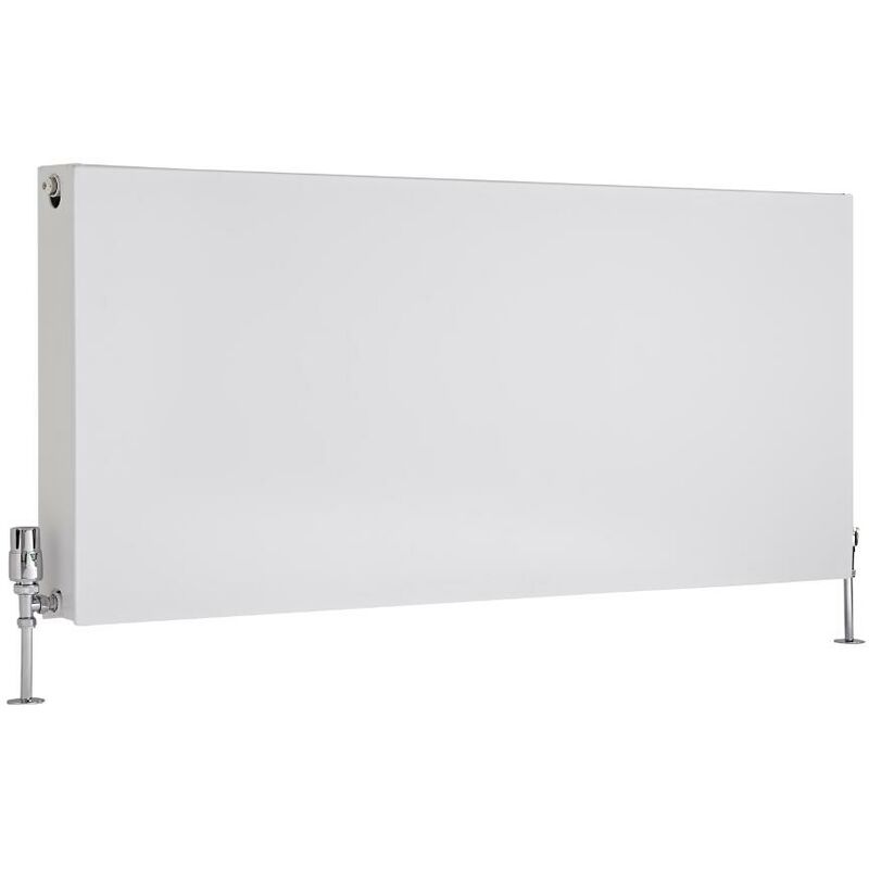 Hudson Reed - Merus Radiatore Convettore di Design Piatto - Termosifone a Piastra Radiante Moderno Type 22 - Acciaio Bianco - 3031W - 600mm x 1400mm