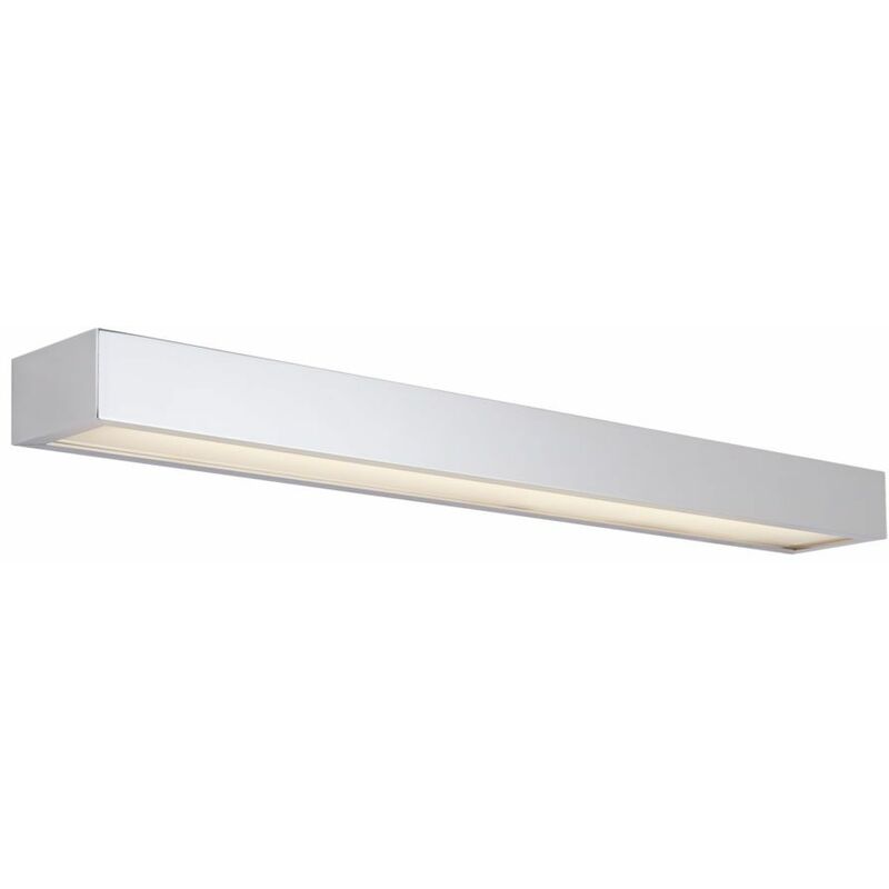 

Onega Apliqué LED 18W Rectangular con Foco Bidireccional para Baño – IP44 Impermeable – Blanco Cálido (3000K) - Hudson Reed