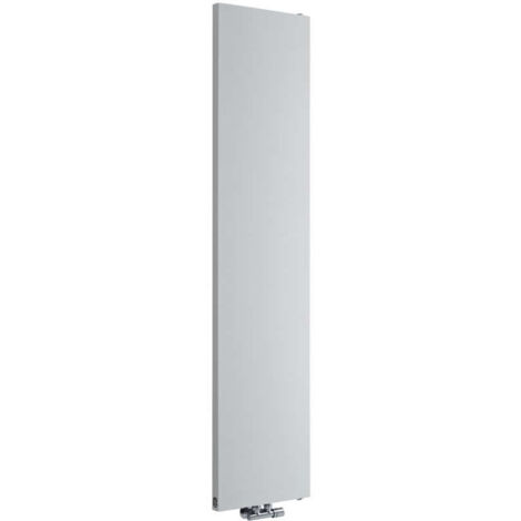 Hudson Reed – Radiateur vertical en acier 180 x 40cm – Puissance 842W – Finition blanche – Design plat pour espaces réduits