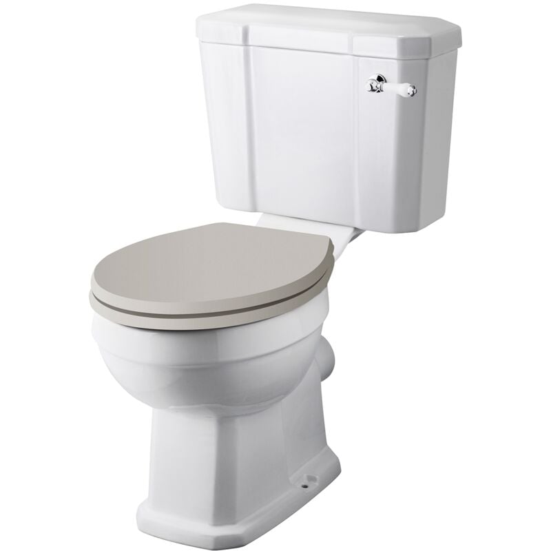 Richmond Close Coupled Toilet WC with Cistern - Excluding Seat - Hudson Reed