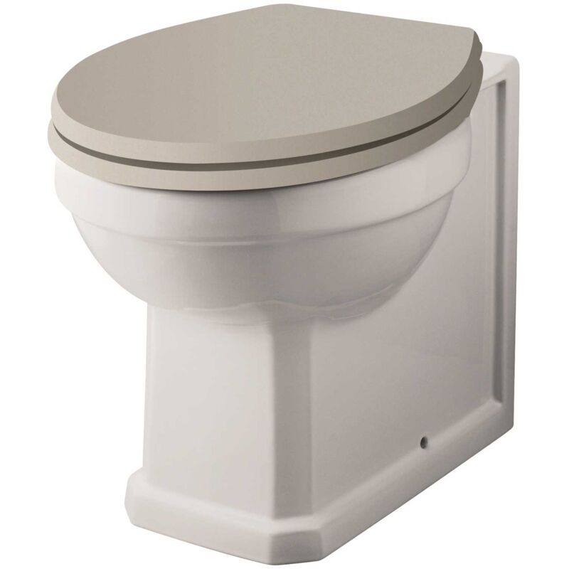 Hudson Reed - Richmond Comfort Height Back to Wall Pan - Excluding Seat