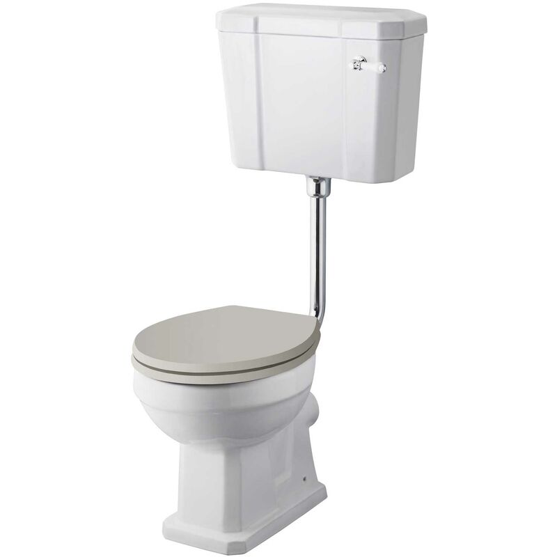 Richmond Comfort Low Level Close Coupled Toilet with Cistern - Excluding Seat - Hudson Reed