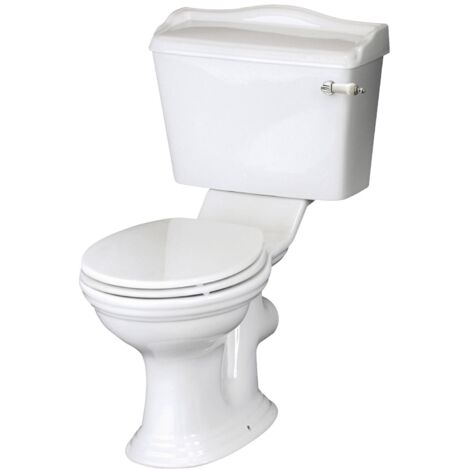 main image of "Hudson Reed Ryther Close Coupled Toilet WC Lever Cistern - Excluding Seat"