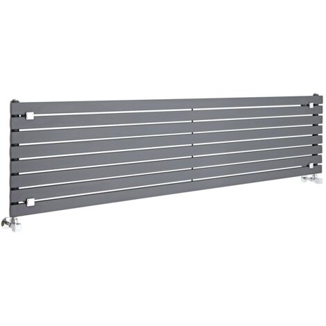 Hudson Reed Sloane – Radiateur Design Horizontal – Anthracite – 47.2 x 178cm
