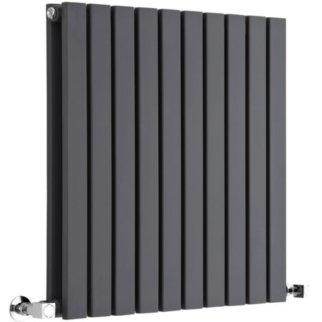 Hudson Reed Sloane – Radiateur Design Horizontal – Anthracite – 63.5 x 59cm Double Rang