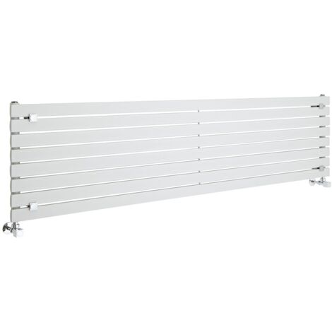 Hudson Reed Sloane – Radiateur Design Horizontal – Blanc – 47.2 x 178cm