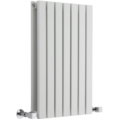 Hudson Reed Sloane – Radiateur Design Horizontal – Blanc – 63.5 x 42cm Double Rang