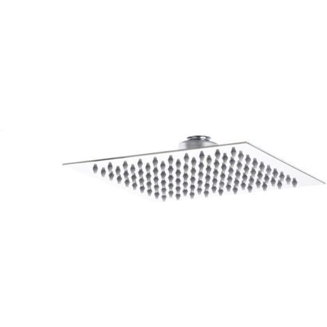 Hudson Reed Square Fixed Shower Head 200mm x 200mm - Chrome