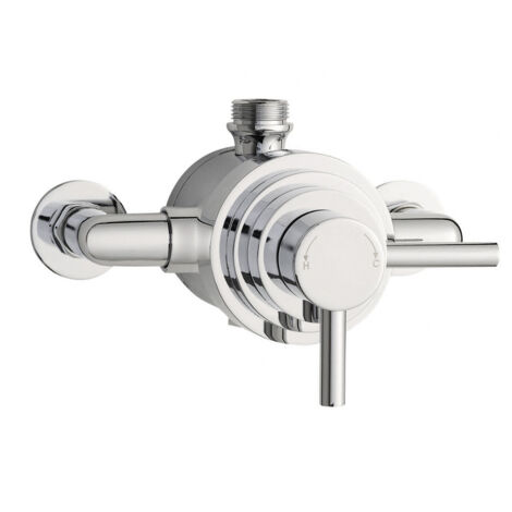 Hudson Reed Tec Dual Exposed Shower Valve Dual Handle - Chrome